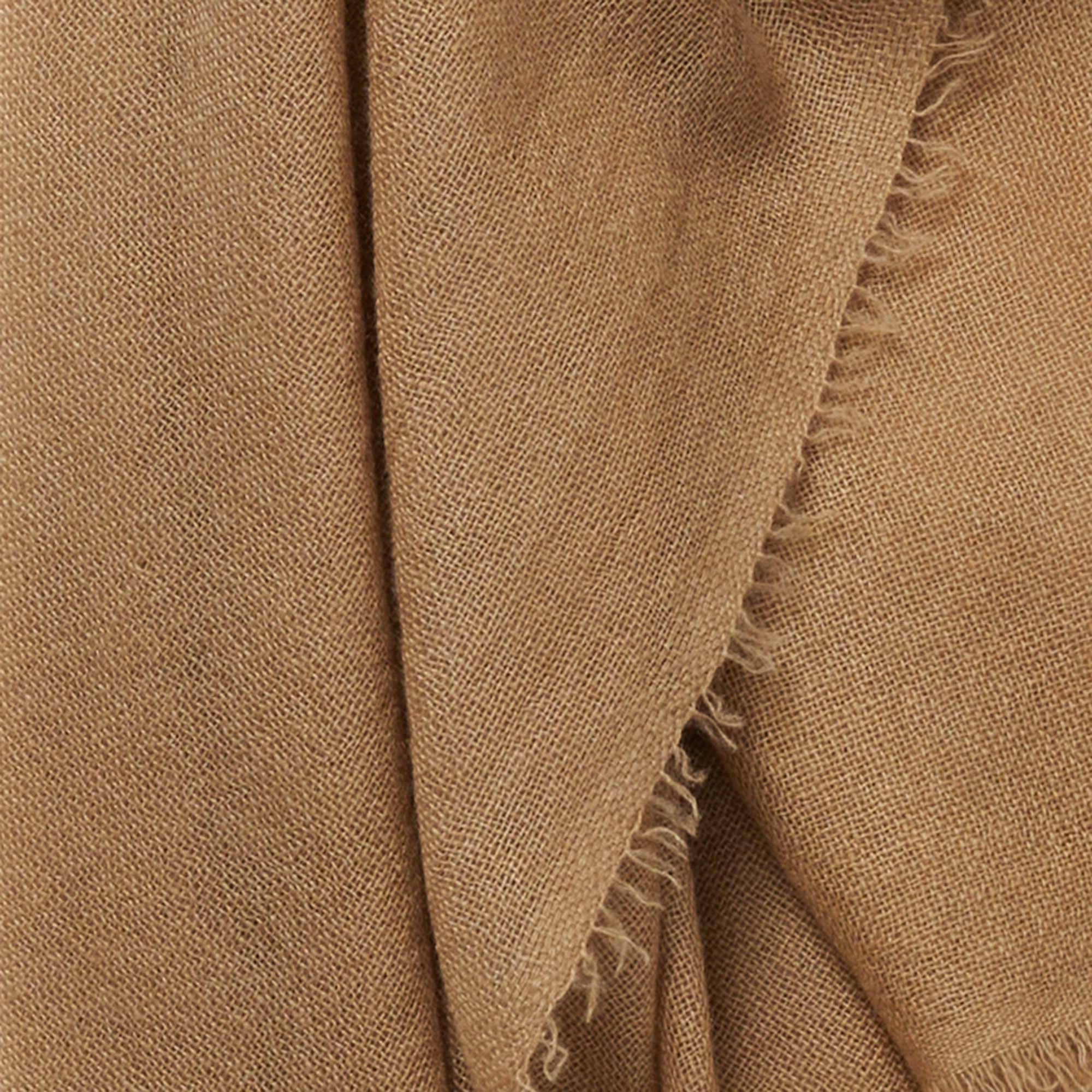 The Sheer Fray Cashmere Scarf